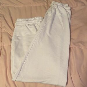 White Forever 21 Sweatpants